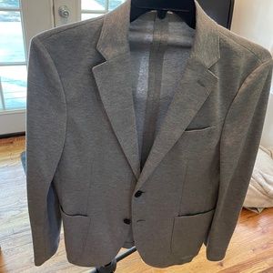 Nordstrom Rack Two Button Notch Lapel Stretch Cotton Blazer